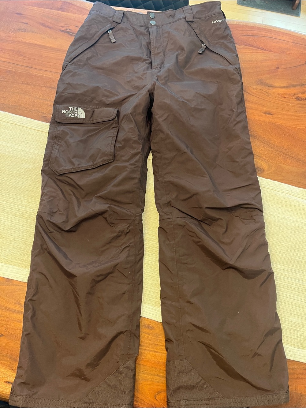The North Face women’s Brown Cargo Snow Pants